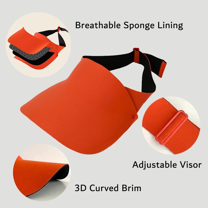 rooyvany Sun Visor Hat(Black)