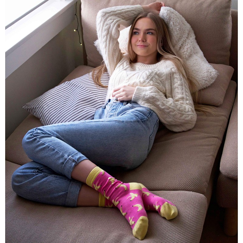 Women's Premium Comfort Banana Socks