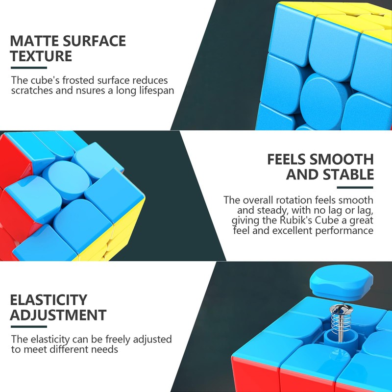 pclapora Rubik's Cube Magnetic Rubiks Cube 3 x 3, Speed