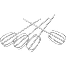 4piezas Accesorios Batidor Manual Acero Inoxidable Varillas para Mezclar y Batir Huevo Repuestos para Batidora de Mano para Cocina y Repostería Reutilizable