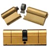 UAP Anti-Snap Euro Cylinder Antique Brass 35/55 (90mm overall) -