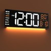JALL 16" Large Digital Wall Mount Clock, Count Down Timer,
