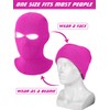 SATINIOR 2-Hole Knitted Ski Mask Full Face Mask Cover Neck