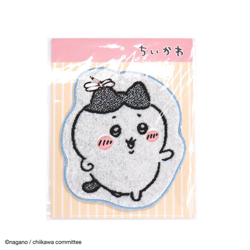 Chiikawa 41-1200120 Die-Cut Towel Handkerchief, Blue, Cut, Packaged, Cute, Approx.