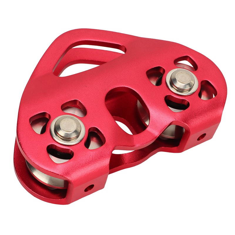 Mountaineering Climbing Double Axle Double Zip Line Trolley Steel Rope