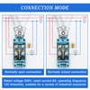 Set of 4 Adjustable Limit Switches: Lever Limit Switch 1NC