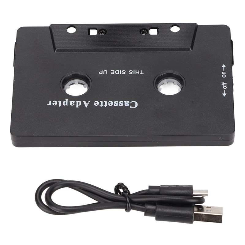 Cassette Adapter for Car Tablet, Multifunction Car Cassette Receiver Stereo