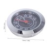 Kisangel Hygrometer Hydrometer Humidity Meter Humidor Humidity Gauge Alloy Stainless