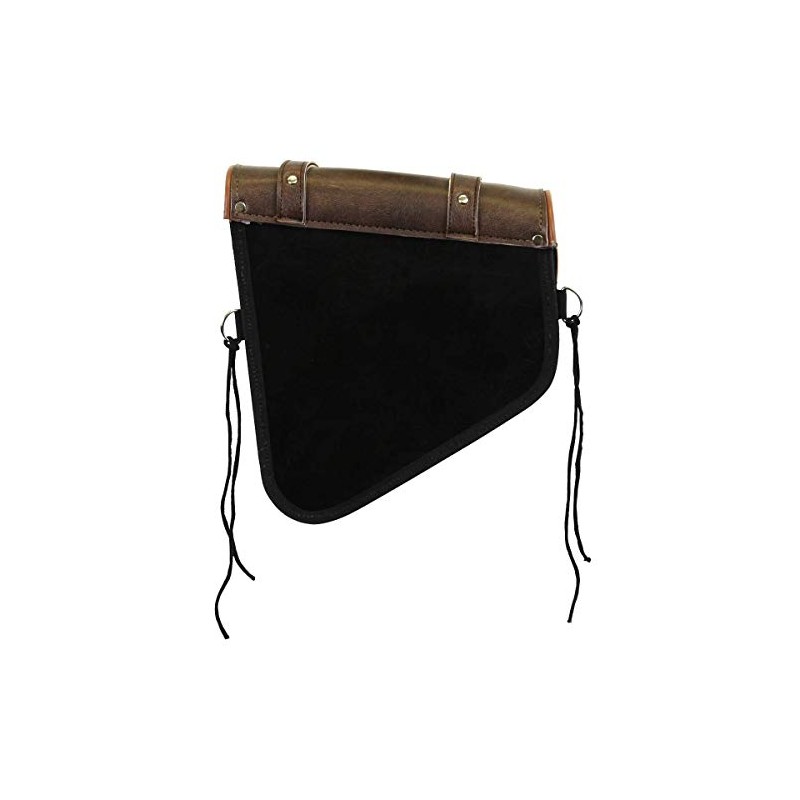 Vance Leather Swing Arm Bag Left Side Distressed Brown