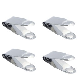 QLXHBOT Stainless Steel Strawberry Huller Fruit Stem Remover Picker Leaf Peeler Tweezers Kitchen Gadgets for Strawberry Cherry Tomato Fruit Tools, 4Pcs