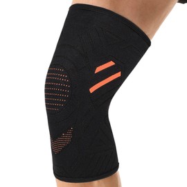 Yasdyri Knee Support for Women and Men Knee Brace for Arthritis, Tendinitis, Meniscus Tear,Ligament Injury,ACL,MCL, Compression Knee Sleeves 1 Pack (Black, L)