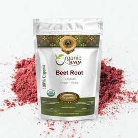 Organic Way Premium Quality Beet Root Powder - USDA & Kosher Certified - 1 LBS