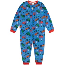 Harry Bear Boys' Tractor Romper, blue