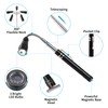 Rechabite 3 Pack Telescoping Inspection Mirrors LED Light & Magnet