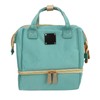 Double Layer Breastmilk Backpack Nylon and PEVA Smooth Zipper 11L