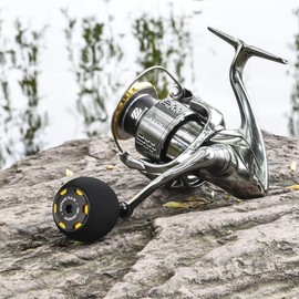 Gomexus E38 Reel Handle Knob, EVA Round Knob, 1.5 inches (38 mm), Daiwa Type, S, Shimano Type A Handle, Replacement, Spinning Reel, Bait Reel, Suitable for Saltwater Fishing, Boat Fishing, Lure Fishing