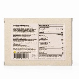 Fangst Regnbue Orred | Tinned Smoked Freshwater Trout with Juniper and Lemon Thyme | 10 x 110g