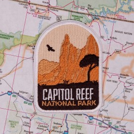 Capitol Reef Iron on Travel Patch - Great Souvenir or Gift for travellers
