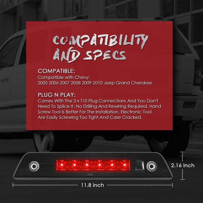 Guoord Compatible with 2005 2006 2007 2008 2009 2010 Jeep