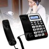 ASHATA Corded Telephone, Wired Telephone with Speaker Voice Recorder and