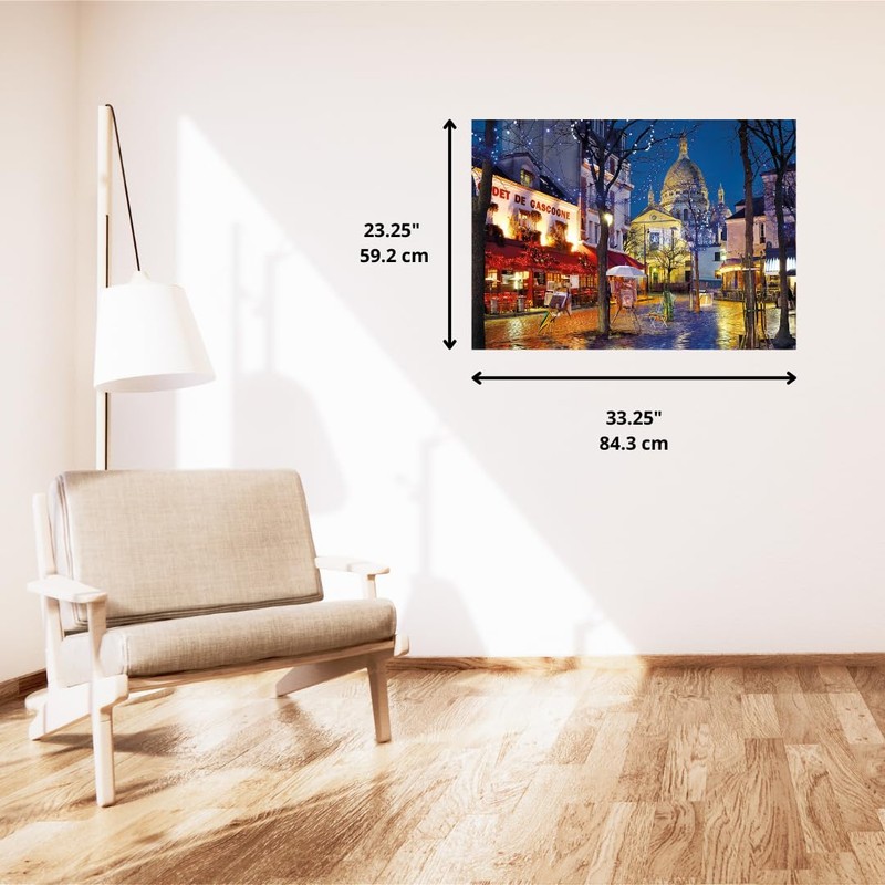 Clementoni Paris, Montemarte 1500 Piece Jigsaw Puzzle