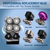 3Pack Pro 4 Replacement Blades Compatible with Skull & Pitbulls