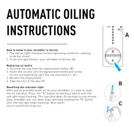 IDEAL 6 Bottles of Special High-Cling Lubricating Oil for ideal Shredders, Great for Any Automatic Oiler, Non-Toxic, Non-Detergent, Extend Life of Your ideal Shredder (6 Bottles, 1 Quart Each)