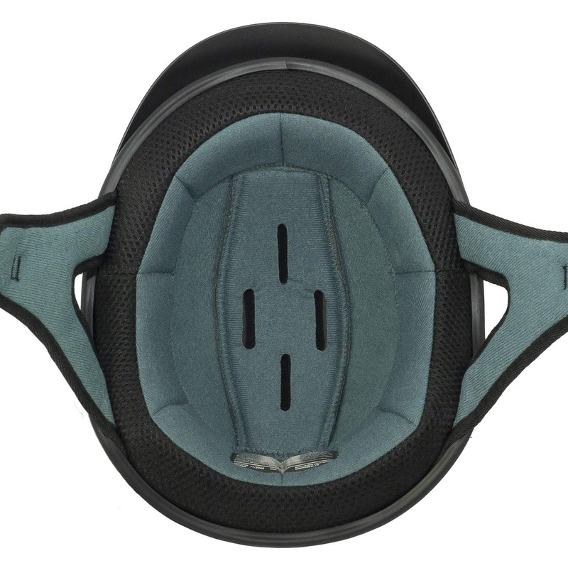 VCAN Cruiser Solid Flat Black Half Face Motorcycle Helmet (Star