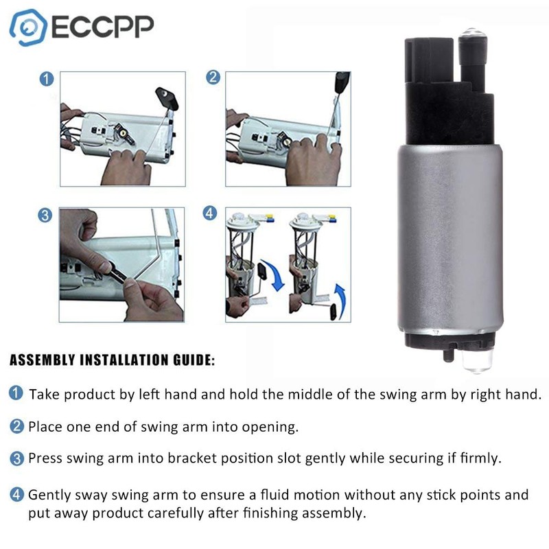 ECCPP Electric Fuel Pump w/Sending Unit Replacement for Frontier 1999