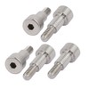sourcing map M6 de 304 Stainless Steel Hexagonal Shoulder Bolts