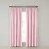 ABBRIGE Pinch Pleated Faux Linen Cute Princess Curtains - Living