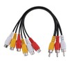 Lapetus 3 RCA Male Jack to 6 RCA Female Plug