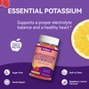 Potassium Gummies,Chewable Potassium Supplement 1000mg for Adults, Support Leg Cramps