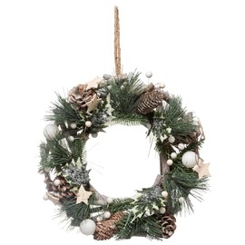 Wooden Wreath Star Branch 30 cm