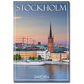 Stockholm, Sweden Travel Refrigerator Magnet Size 2.5" x 3.5"