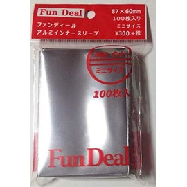 Fundeal Aluminum Inner Sleeves, Mini Size, Pack of 100