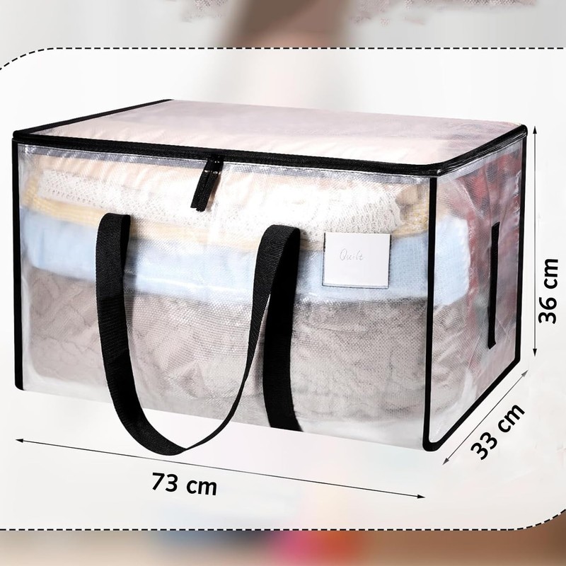 Extra Large Clothes Storage Bag, Heavy-Duty Storage Bag Organizer with