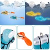2Pcs Fish Tank Decorations,Fish Tank Floating Diver Decorations,Fish Tank Decorations