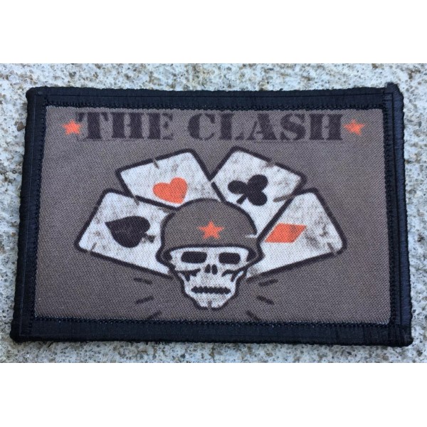 The Clash Morale Patch Tactical Military Army USA Flag Badge