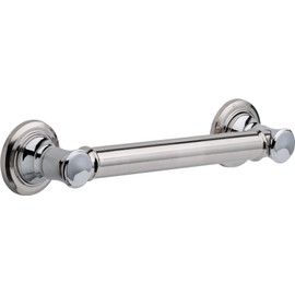 DELTA FAUCET 41612 Traditional Grab Bar, 12-Inch, Chrome