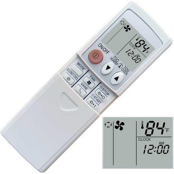 RCECAOSHAN Replacement for Mitsubishi Electric Air Conditioner Remote Control for MSZ-GE06NA-8 MSZ-GE09NA-8 MSZ-GE12NA-8 MSZ-GE15NA-8 MSZ-GE18NA-8 MSY-GE09NA-8 MSY-GE12NA-8 MSY-GE15NA-8 MSY-GE18NA-8