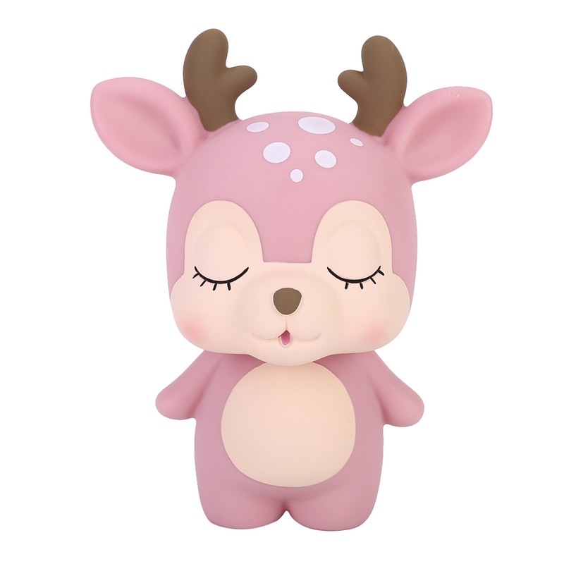 Innovative Cute Cartoon Deer Shape Money Box Money Saving Jar
