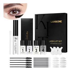 Kit 33 Lash Lifting Lanbone Rizado De Pestañas,kit Pestanas Negro C