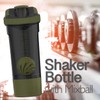 Artoid Sports Protein Shaker Bottle, 24-Ounce, Dual Mixing Technology, BPA