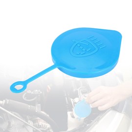 Windshield Washer Reservoir Cap, Civic Car Washer Bottle Cap 1 Series Washer Fluid Cap Window Washer Bottle Lid Small Ring Lid Cover For H o n d a Civic Accord, Blue