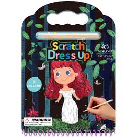 TOOKYLAND Scratch Art Pad Toys - Party Favors and Paper Crafts, For Kids 3 Year Old +