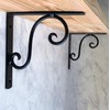 MASOUDI TRADING Shelf Bracket, Metal Fittings, 5.1 inches (13 cm),
