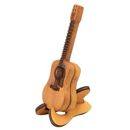 Sarini Guitar Pick Box Holder with Stand,Includes 3 Guitar Picks,Perfect for Guitar,Electric Bass,Ukulele Lovers,Compact Storage,Easy Access, for Musicians