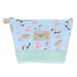 Sunstar Stationery Mofusand Pencil Case, Boat Shape, Flower S1427083