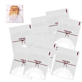 PAVIKE OPP Bags, Set of 100, Plastic Bags, Opp Bags, Transparent Plastic Bags, Thick, Clear, Cellophane, Wrapping Bags, Gift Bags, Storage Bags, Small Dividing, Packaging Materials, Storage Bags